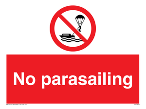 PL7458: No parasailing