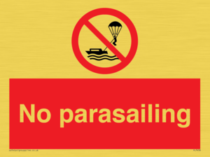 PL7458: No parasailing