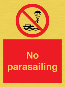 PL7458: No parasailing