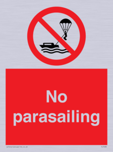 PL7458: No parasailing