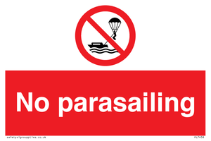 PL7458: No parasailing