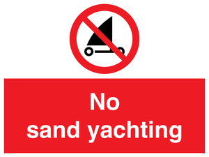 PL7459: No sand yachting
