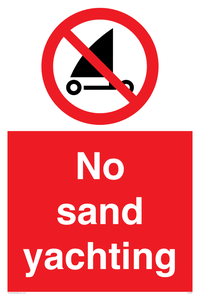 PL7459: No sand yachting