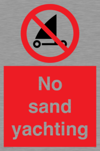 PL7459: No sand yachting