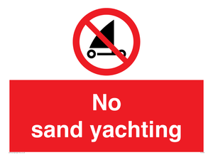 PL7459: No sand yachting
