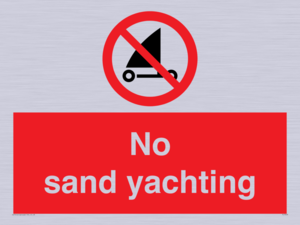 PL7459: No sand yachting
