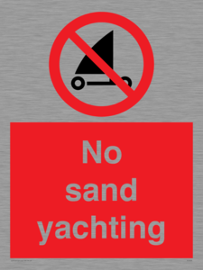 PL7459: No sand yachting