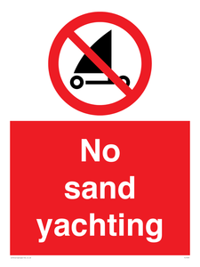 PL7459: No sand yachting