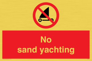 PL7459: No sand yachting