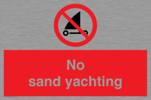 PL7459: No sand yachting