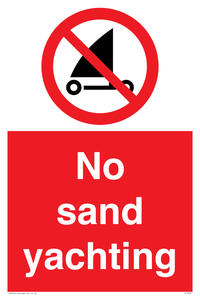 PL7459: No sand yachting