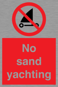 PL7459: No sand yachting