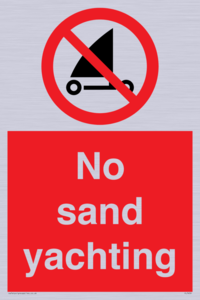 PL7459: No sand yachting