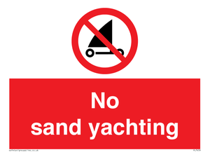 PL7459: No sand yachting