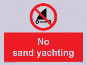 PL7459: No sand yachting