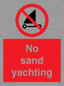 PL7459: No sand yachting
