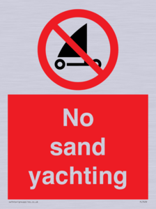 PL7459: No sand yachting