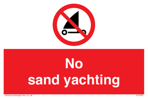 PL7459: No sand yachting