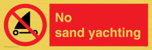 PL7459: No sand yachting