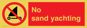 PL7459: No sand yachting