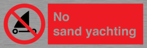PL7459: No sand yachting