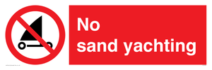 PL7459: No sand yachting