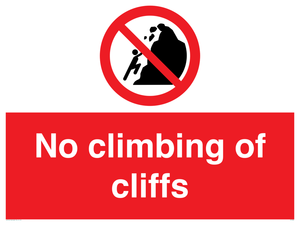 PL7460: No climbing of cliffs