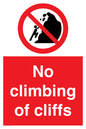 PL7460: No climbing of cliffs