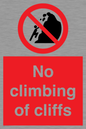 PL7460: No climbing of cliffs