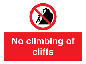 PL7460: No climbing of cliffs