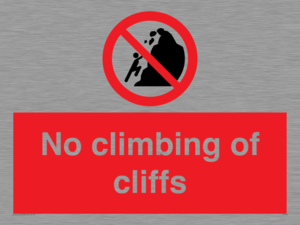 PL7460: No climbing of cliffs