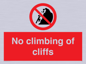 PL7460: No climbing of cliffs