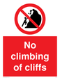 PL7460: No climbing of cliffs