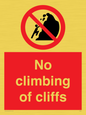 PL7460: No climbing of cliffs