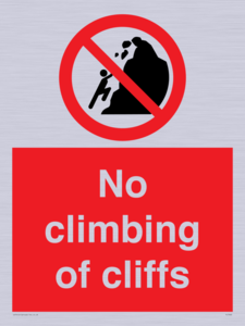PL7460: No climbing of cliffs
