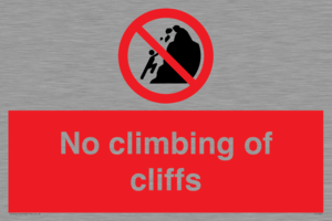 PL7460: No climbing of cliffs