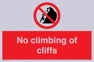 PL7460: No climbing of cliffs
