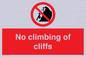 PL7460: No climbing of cliffs