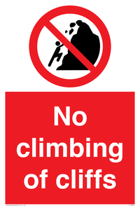 PL7460: No climbing of cliffs