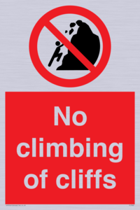 PL7460: No climbing of cliffs