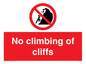 PL7460: No climbing of cliffs