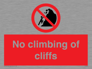 PL7460: No climbing of cliffs