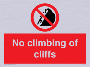 PL7460: No climbing of cliffs