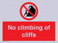PL7460: No climbing of cliffs