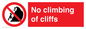 PL7460: No climbing of cliffs