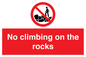 PL7462: No climbing on the rocks