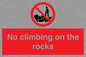 PL7462: No climbing on the rocks