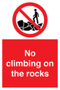 PL7462: No climbing on the rocks