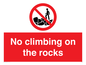 PL7462: No climbing on the rocks