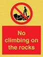 PL7462: No climbing on the rocks